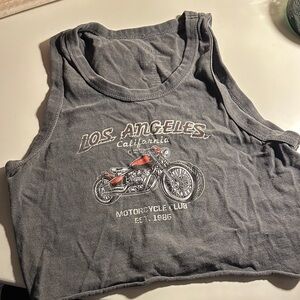 Gray Motorcycle Club Tank Top